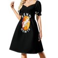 thumbnail image 2 of Vestido maorí de plumas de manga corta, vestido de noche para mujer, vestidos largos para mujer, vestidos de cóctel, 2 of 7