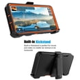 thumbnail image 5 of For Motorola Edge Plus 2023 Case, Heavy Duty Rugged Deferder Case with [Belt Clip Holster], Shockproof Full Body Protection Kickstand Cover, Black+Orange, 5 of 7