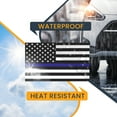 thumbnail image 6 of Magnet Me Up Thin Blue Line American Flag Vinyl Automotive Magnet Decal, 5x8 Inches, 6 of 7