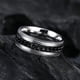 thumbnail image 3 of Anillo giratorio King Will Intertwine de acero inoxidable de 8 mm para hombre, 3 of 7