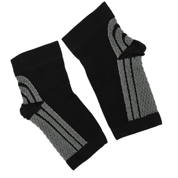 Soporte para talón, 1 par/juego, calcetines de compresión para fascitis plantar para deportes al aire libre, mangas para pies, funcionalidad versátil