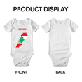 thumbnail image 4 of Lebanon Map Flag Cute Baby Clothes Unisex (White, 18-24 Months), 4 of 5