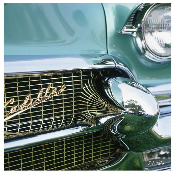 Classic Cadillac By Photographer Steven A. Heller - 14"X14" Canvas