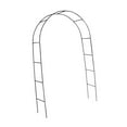 thumbnail image 3 of MAGIDEAL DIY Metal Garden Arch Trellis Flowns Flowers Support 94.4x55x15inch Multipurpose Black, 3 of 8