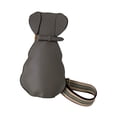 thumbnail image 4 of yuksok Women Shoulder Bag Adjustable Strap Dog Shaped Bag for Travel Shopping Party Gray, 4 of 9