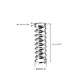 thumbnail image 2 of Unique Bargains Wire Diameter 0.016' , OD 0.12' , Free Length 0.39' Stainless Steel Coil Extended Compressed Spring 10pcs, 2 of 3