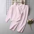 thumbnail image 4 of LvhaoGJOB Little Kids Kids Sweatshirt and Pants Outfit Set, Purple - sherpa fleece, 4 of 5
