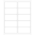 thumbnail image 2 of (2 pack) Box Partners Removable Rectangle Laser Labels 4" x 2" White 1000/Case LL265, 2 of 2
