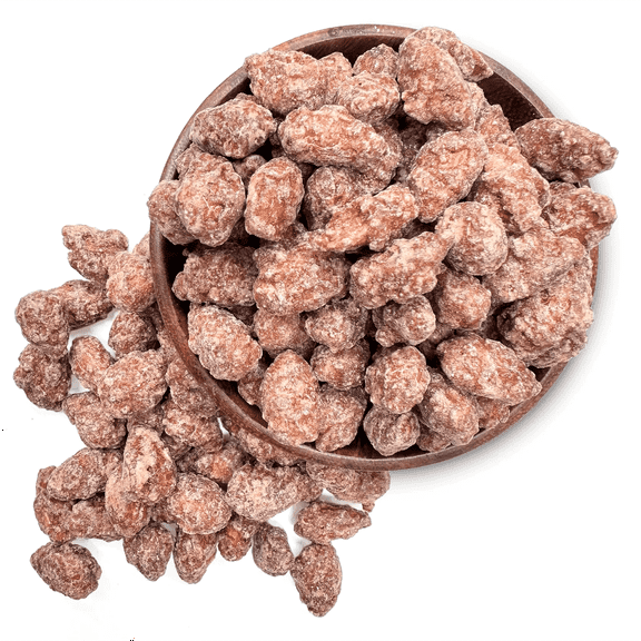NY SPICE SHOP Cinnamon Coated Almonds - 1 Pound - Roasted Cinnamon Almonds - Candied Almonds Glazed with Cinnamon - Bulk Candied Healthy Snacks Mix