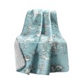 thumbnail image 7 of Lush Decor French Country Toile Cotton Reversible Throw, 60x50, Blue/White, Single, 7 of 7