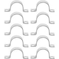 thumbnail image 1 of OFFIGAM 10Pcs Pipe Hanger Strap U Shaped Bracket for Commercial Use 3.6X1.6X0.7In, 1 of 7