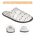 thumbnail image 3 of Fotbe Happy Graduation Pantuflas Peludas para Mujer con Estampado, Zapatillas de Peluche, Zapatos de Invierno para Casa, Uso Interior y Exterior-Medium, 3 of 8
