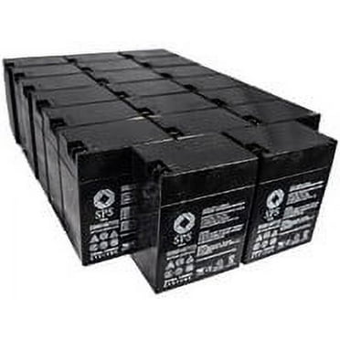 SPS Brand 6 V 14 Ah Replacement Battery (SG06140T1T2) with Terminal T1T2 for Sentry Lite PM695 (24 PACK)