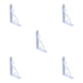 thumbnail image 2 of Riwesomey Soporte triangular estable y resistente en forma de L para estante de almacenamiento Moldura integrada en forma de L Estante de carga Type2 NO2, 2 of 6