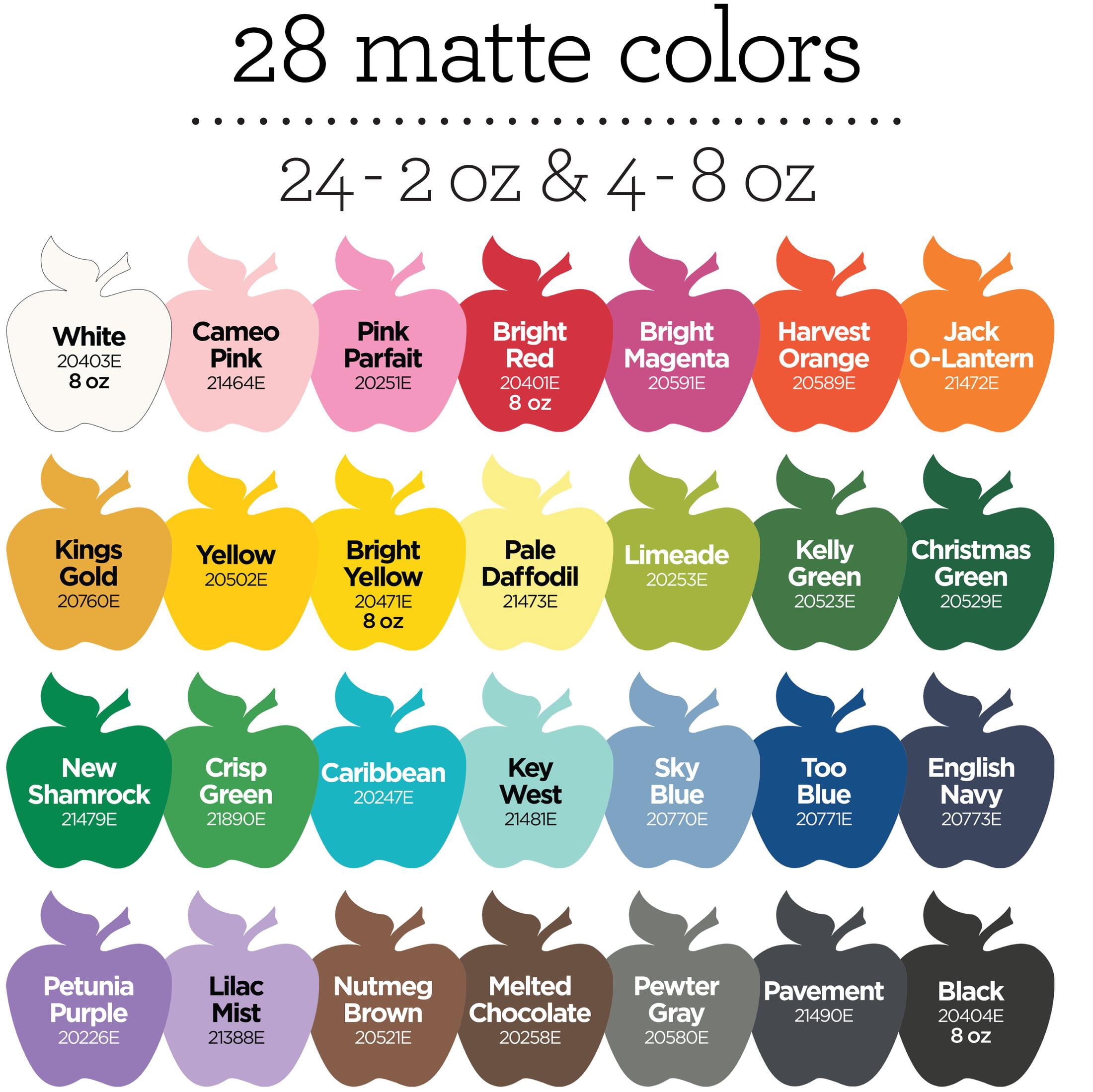 Apple Barrel Mega Acrylic Paint Kit, 48 Piece Set