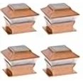 thumbnail image 3 of RELIGHTABLE Solar Square Outdoor Post Cap Deck Lights for 4x4 (Copper) (4-Pack), 3 of 4