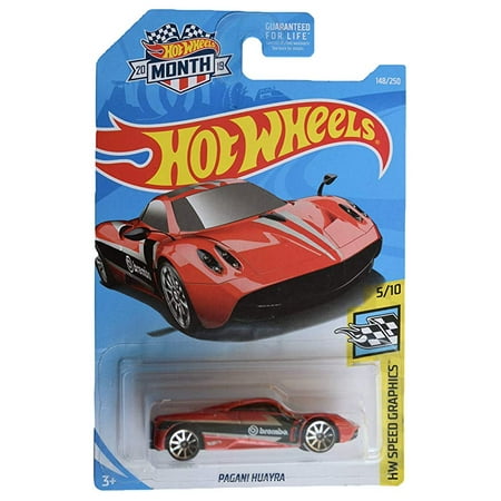 Hot Wheels Speed Graphics 5/10 [red] Pagani Huayra 148/250 2019 Month