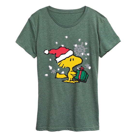 Peanuts - Woodstock Christmas - Women's Short Sleeve Graphic T-Shirt