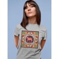 thumbnail image 2 of Taurus Zodiac Ethnic Style T-Shirt Women -Image by Shutterstock, Female Medium, 2 of 4