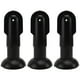 thumbnail image 1 of 3 piezas de soporte para mampara de baño con reposapiés (negro), 1 of 7