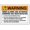 Color 3851, variant on Warning Safety Sign: Ammonia Alarm Procedure Safety & Compliance Signs/OSHA & ANSI Compliant Safety Signs/Chemical Hazard & Chemical Warning Signs Metal Sign Tin Sign 8x12 Inch