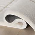 thumbnail image 5 of Padma Lakshmi x Rugs USA Tessera Grid Plush Cloud Washable Rug, 2' x 3', Tessera Off-white, 5 of 7
