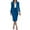 A-Blue, variant on Jinhomg Skirt Suits for Women 2 Piece formal Business Outfits Dressy Casual Open Front Blazers with Bodycon Pencil Skirts Sets Black L