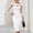 White, variant on Women's Elegant Off-Shoulder Sheer Mesh Puff Sleeve Midi Dress – Bodycon Solid Color Sexy Formal Cocktail Gown Black，XXL