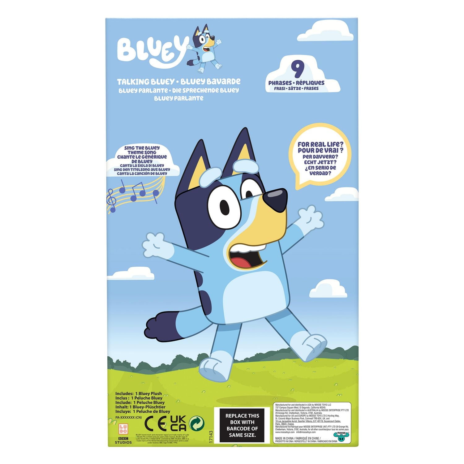 Bluey's Talking Bluey Plush