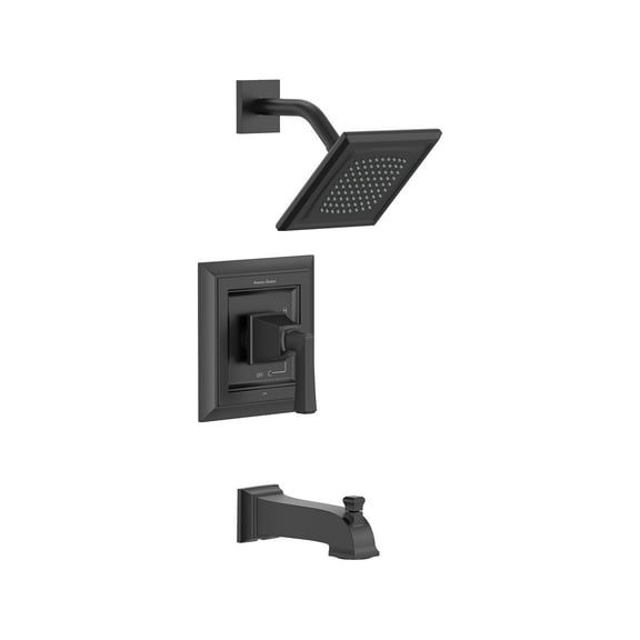 American Standard Tu455.508 Town Square S Tub And Shower Trim Package - Black