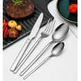 thumbnail image 5 of 16 PCS Silverware Set Stainless Steel Flatware Set,Mirror Polished Cutlery Utensil Set,Durable Home Kitchen Eating Tableware Set, Fork Knife Spoon Set, 5 of 8