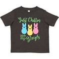 thumbnail image 3 of Inktastic Funny Easter Just Chillin' with My Peeps Boys or Girls Toddler T-Shirt, 3 of 5