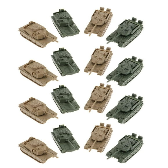16 Piezas 4D Moderno Modelo 1:14 144 Colores Modelo de de Zulema Modelo moderno de tanque