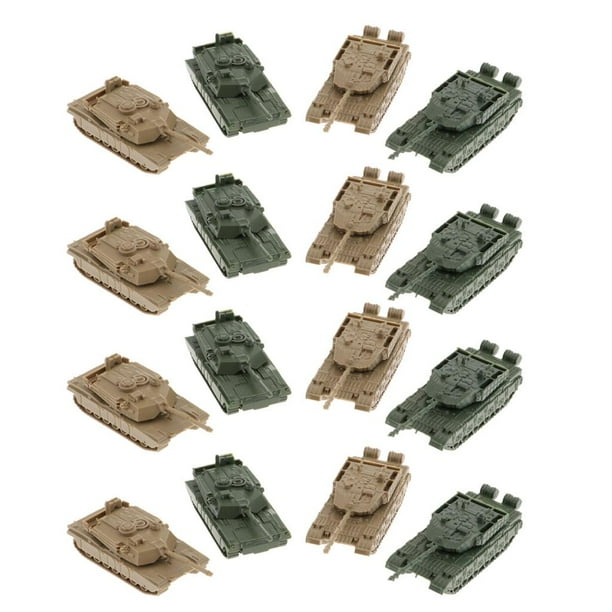 16 Piezas 4D Moderno Modelo 1:14 144 Colores Modelo de de Zulema Modelo moderno de tanque