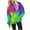 Womens Clothing Multicolor5, variant on Womens Hooded Sweatshirts, Hoodies for Women Fall Fashion Loose Fit Ombre Tie Dye Long Sleeve Pullover with Pockets S-2XL
