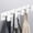 White, variant on PETGLE Coat Rack Wall Mount - 3 Coat Hooks, Towel Racks for Bathroom Robes Bags Keys, Hat Rack Wall Towel Hooks Organizer (Silver)