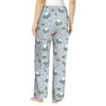 thumbnail image 3 of Naloa Spaceship Print Women’s Ultra-Soft Comfy Pajama Lounge Pants with Pockets & Drawstring, 3 of 8