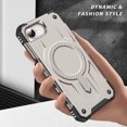 thumbnail image 3 of Allytechgroup Magnetic Case for iPhone 16e, Support Wireless Charging & Car Phone Mount Slim Lightweight Hard PC Shockproof Protective Back Cover Bumper for iPhone 16e, Gold, 3 of 7