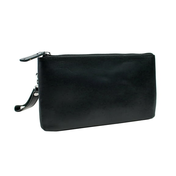 Vagarant Traveler Large Clutch Zipper Wallet B118.BLK