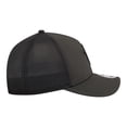 thumbnail image 7 of Men's New Era  Black Houston Astros Badged M-Crown A-Frame 9FORTY Trucker Adjustable Hat, 7 of 7