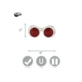 thumbnail image 6 of White/Red Hyper Vision Goggles, 6 of 6