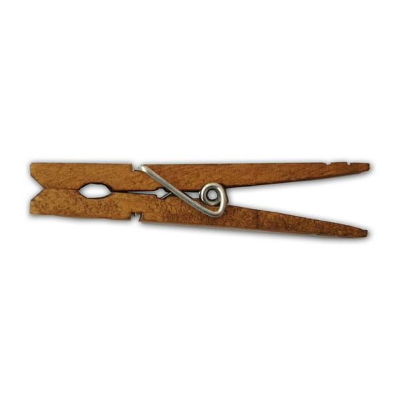 Pinzas para ropa LWR CRAFTS de madera, tamaño grande, 8,4 cm, 30 unidades (jacobinas)