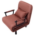 thumbnail image 5 of Topbuy Folding Sofa Bed Sleeper Armchair Lounge Couch 5 Position Home Furniture Coffee, 5 of 10