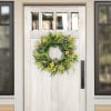 thumbnail image 3 of 24" Artificial Spring Mixed Floral Wreath, 3 of 4
