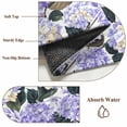 thumbnail image 6 of Rectangle Rug 5x8ft Area Rug,Purple Flower Leaves Hydrangea Area Rugs for Living Room Bedroom,Watercolor Floral Seamless Floor Mat Non-Slip Non-Shedding Carpet Indoor Accent Rugs, 6 of 9