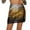 Gold, variant on EchfiProm Womens Skirts Glitter Sequin Going Out Bodycon Mini Black Party Cocktail Skirts for Ladies Elastic Waist