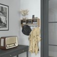 thumbnail image 1 of Daly Wall Mounted 24 Inch Solid Pine Wood Storage Rack, 1 of 5