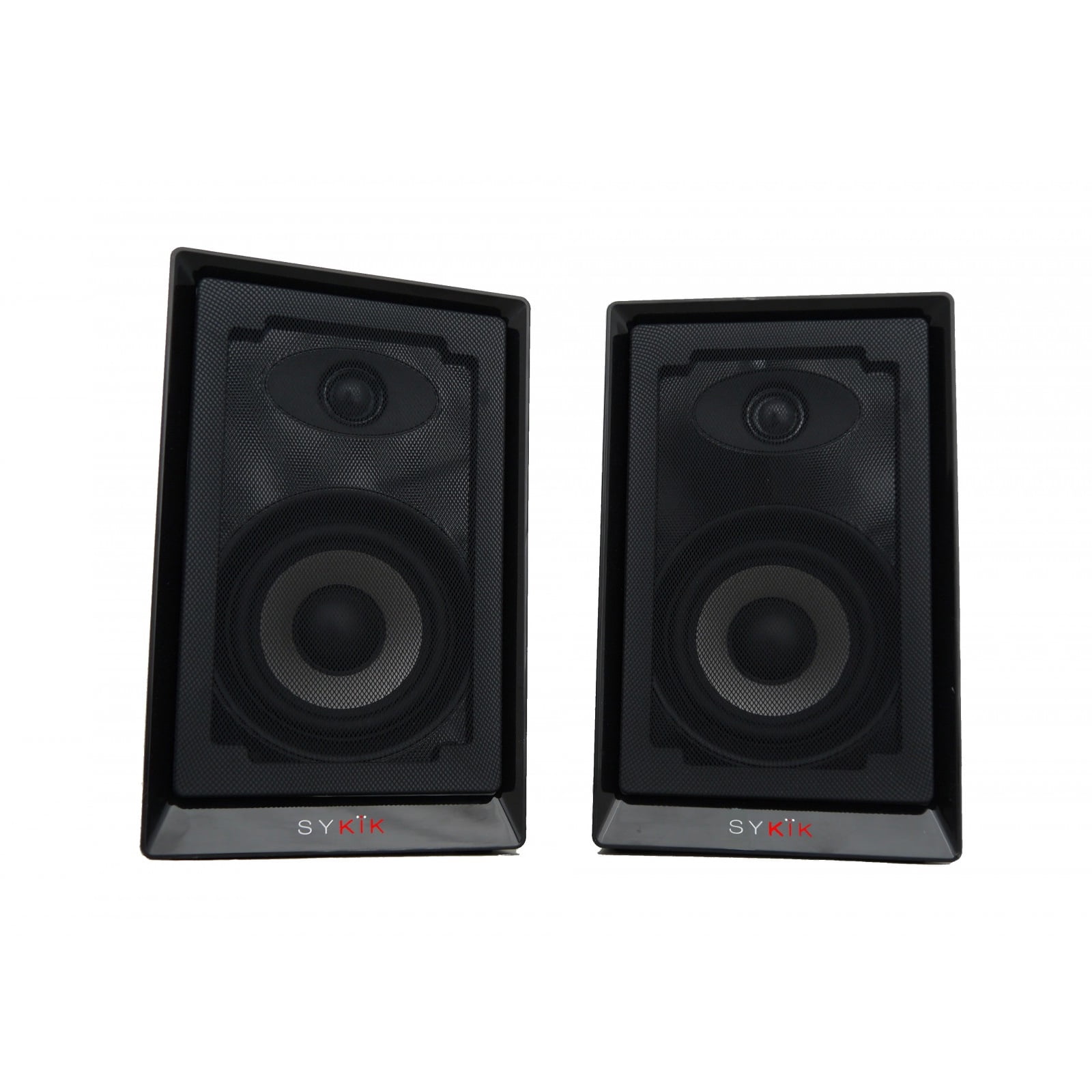 Sykik Powered Monitor Speakers with HD Sound and BT Connection