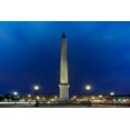 thumbnail image 2 of Bertrande, Arnaud 32x23 Black Ornate Wood Framed with Double Matting Museum Art Print Titled - Place de la Concorde by Night, 2 of 4