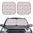 thumbnail image 2 of Goofa 4th Of July1 Pattern 2 Piece Car Windshield Sun Shade Foldable | Front Windshield Shade for Sun, Heat and UV Rays | Sunshade for Car Front Window-Medium, 2 of 7